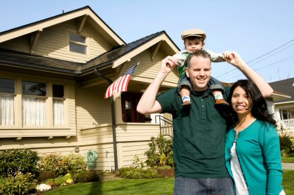 Family with home